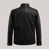 Thunder Storm Black Biker Leather Jacket
